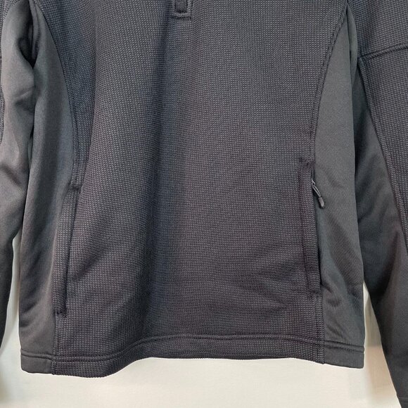 Spyder Sweater Small Ourbound 1/4-Zip Pullover Black Long Sleeve Men's - Picture 3 of 12